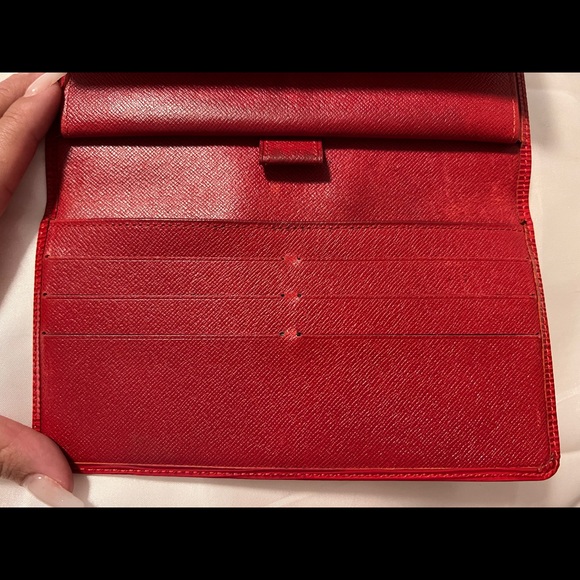 Louis Vuitton Epi Portotrezole International Trifold Wallet Red - Picture 7 of 11